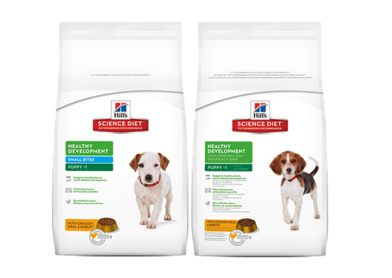 hill's science diet healthy development small bites puppy food